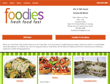 Tablet Screenshot of foodiesomaha.com